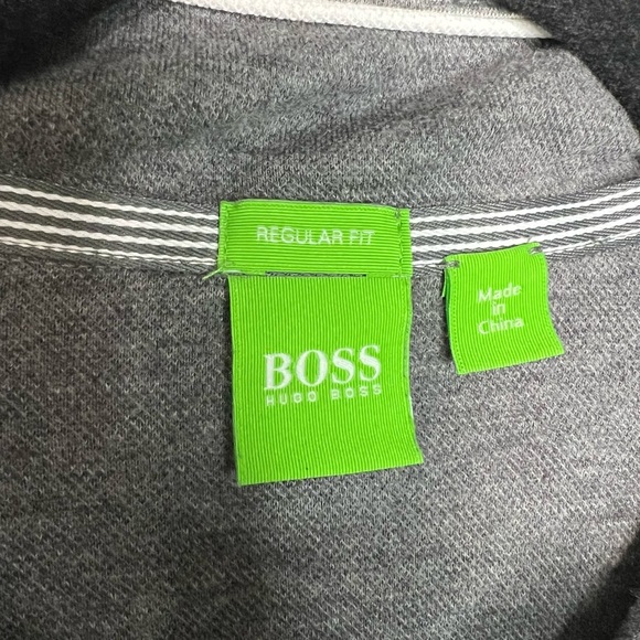 Hugo Boss Gray 1/4 zip pullover size Medium - Picture 12 of 15